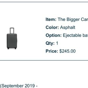 Away Suitcase - Bigger Carryon - NEW IN BOX